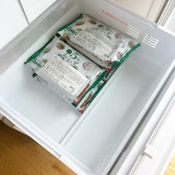 ワタミの宅食ダイレクトの冷凍庫保管